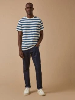 T-shirt Rayé Homme Coton Biologique 14 T-shirt Rayé Homme Coton Biologique -Cyrillus Boutique 05156 0290 R001 PO PE F1XX