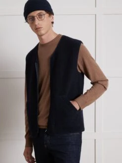 Gilet Zippé Sans Manches Homme