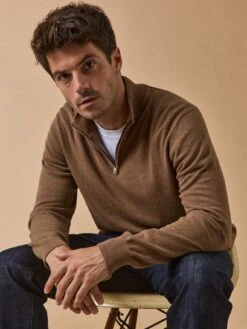 Pull Col Montant Homme Coton Biologique Et Cachemire -Cyrillus Boutique 05201 0588 M013 PO FA F12X 01868ea3 4a59 420c bb1c e284026b09a0