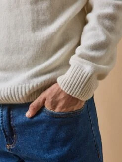 Pull Col Rond Homme Mélange Laine -Cyrillus Boutique 05201 0589 1004 PO DP F12X