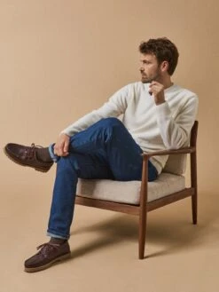 Pull Col Rond Homme Mélange Laine -Cyrillus Boutique 05201 0589 1004 PO PE F1XX