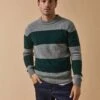 Pull Rayé En Laine Majoritaire Homme -Cyrillus Boutique 05201 0590 R013 PO FA F1XX