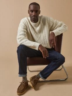 Pull Torsades Homme En Laine -Cyrillus Boutique 05201 0592 1004 PO PE F1XX