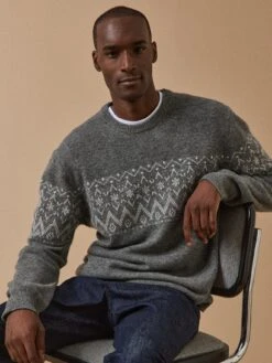 Pull Jacquard Homme