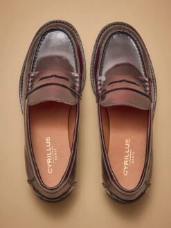 Mocassins Cuir Vernis Femme 15 Mocassins Cuir Vernis Femme -Cyrillus Boutique 06100 0705 4005 NM FA F14X