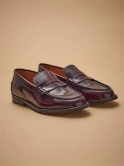 Mocassins Cuir Vernis Femme