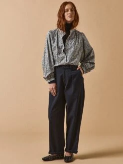 Ballerines Cloutées Cuir Lisse Femme -Cyrillus Boutique 06100 0731 7001 AM FA F1XX