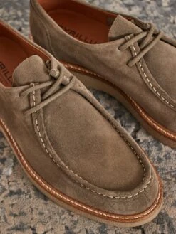 Derbies Lacets Croûte De Cuir Homme -Cyrillus Boutique 06200 0138 3013 NM DP F1XX