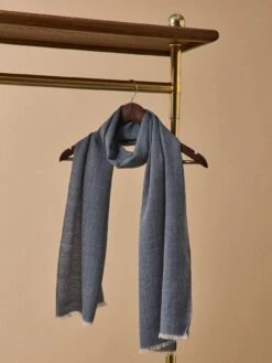 Écharpe En Laine Homme Motif Chevrons