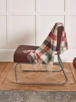 Écharpe Carreaux En Laine Adulte - Collection Faguo