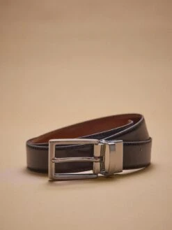 Ceinture Cuir Réversible Homme