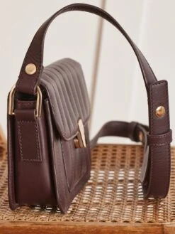 Sac Besace Femme Cuir Matelassé - Collection Maroquinerie Cyrillus 11 Sac Besace Femme Cuir Matelassé - Collection Maroquinerie Cyrillus -Cyrillus Boutique 50711 0279 4005 NM FA F14X