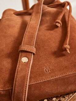 Sac Seau Femme En Cuir Suédé - Collection Maroquinerie Cyrillus -Cyrillus Boutique 50711 0284 9019 NM FA F13X