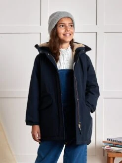 Parka Junior Doublée Imitation Fourrure