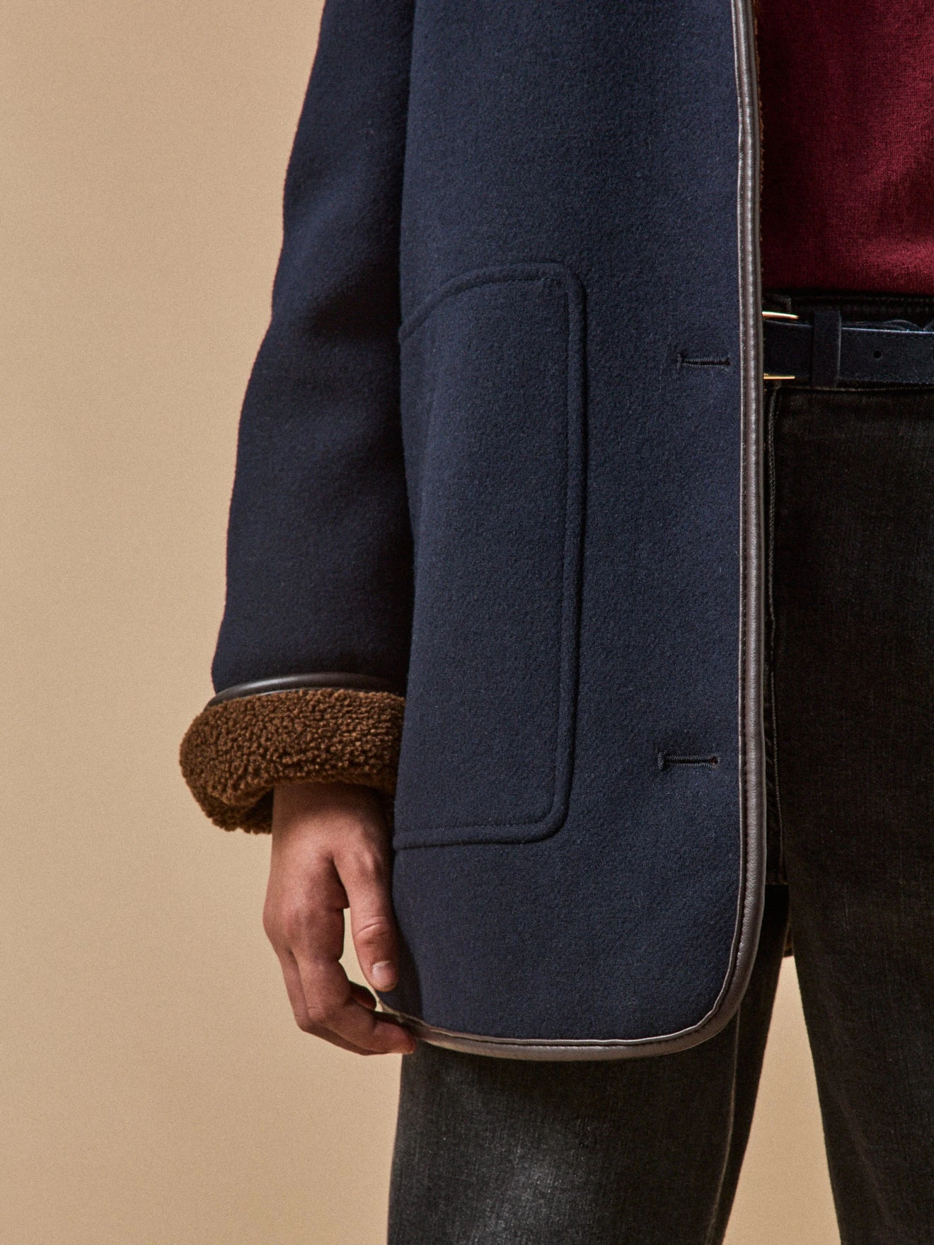 Manteau Doublé Sherpa Fille 6 Manteau Doublé Sherpa Fille – Image 5