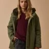 Parka Courte Junior Doublée Léopard -Cyrillus Boutique 72001 0348 3005 PO FA F1XX