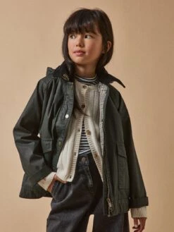 Veste En Coton Enduit Junior
