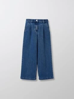 Pantalon Large Junior En Denim -Cyrillus Boutique 72013 0485 2029 NM FA F1XX