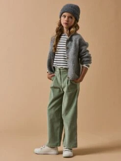 Pantalon Flare En Velours Fille -Cyrillus Boutique 72013 0487 3024 PO PE F1XX