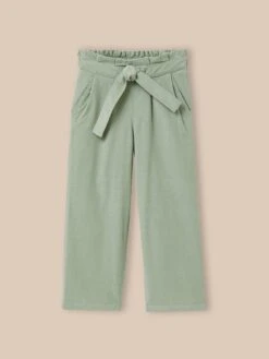 Pantalon Large Fille En Velours