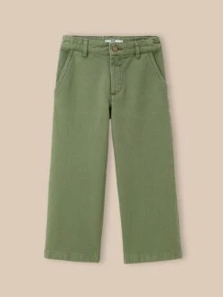 Pantalon Large En Twill Junior -Cyrillus Boutique 72013 0544 3020 NM FA F1XX