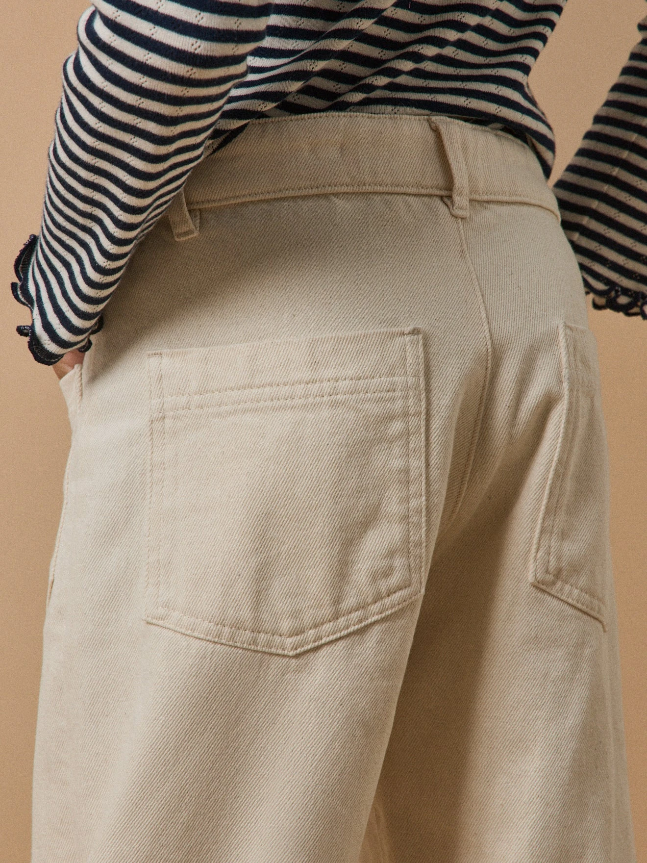 Pantalon Droit Fille En Denim 7 Pantalon Droit Fille En Denim – Image 5