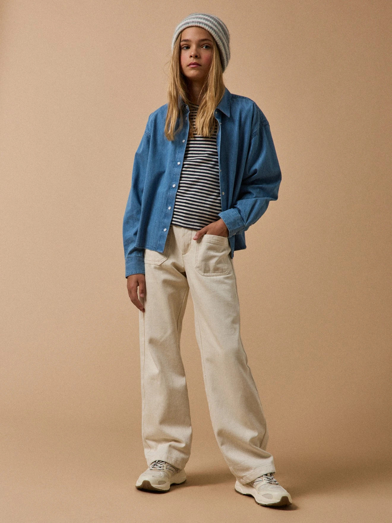 Pantalon Droit Fille En Denim 10 Pantalon Droit Fille En Denim – Image 8