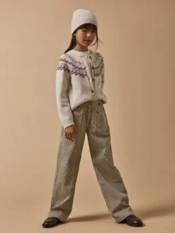 Cardigan Jacquard Fille -Cyrillus Boutique 72015 0616 4005 PO PE F1XX