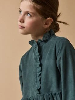 Robe Fille En Velours -Cyrillus Boutique 72025 0984 3010 PO DP F1XX