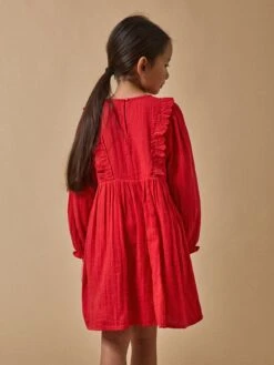 Robe Fille Gaze De Coton -Cyrillus Boutique 72025 1044 4004 PO DO F1XX