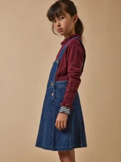 Robe Tablier En Denim Fille