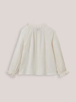Blouse Fille En Gaze De Coton -Cyrillus Boutique 72029 0689 1004 NM DO F1XX