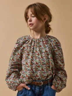 Blouse En Tissu Liberty Libby Fille