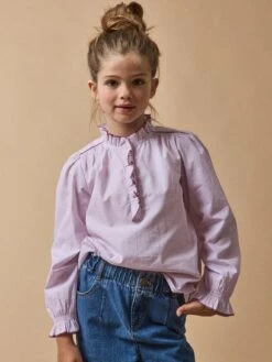 Blouse à Volants Fille