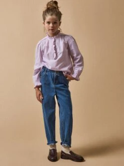 Blouse à Volants Fille -Cyrillus Boutique 72029 0757 C050 PO PE F1XX