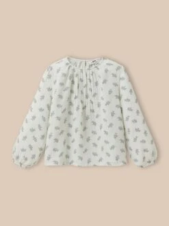 Blouse En Gaze Fille Imprimé Suzanne -Cyrillus Boutique 72029 0762 I222 NM FA F1XX