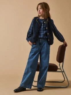 Blouse En Gaze De Coton Fille -Cyrillus Boutique 72029 0764 C028 PO PE F1XX