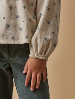 Blouse En Flanelle De Coton Fille -Cyrillus Boutique 72029 0765 I223 PO DP F12X