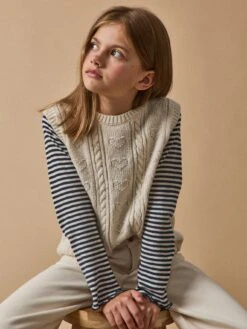 Pull Sans Manches Fille - Laine RWS*