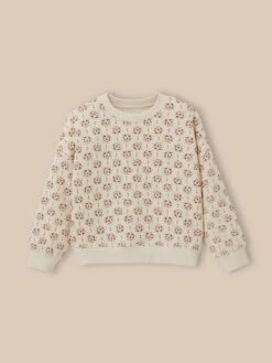 Sweat Fille Imprimé Charline - Coton Biologique -Cyrillus Boutique 72033 0547 I219 NM FA F1XX