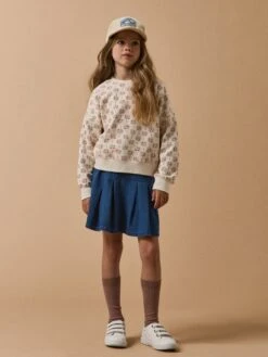 Sweat Fille Imprimé Charline - Coton Biologique -Cyrillus Boutique 72033 0547 I219 PO PE F1XX