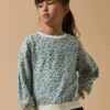 Sweat Fille Imprimé Jeanne - Coton Biologique -Cyrillus Boutique 72033 0548 I220 PO FA F1XX