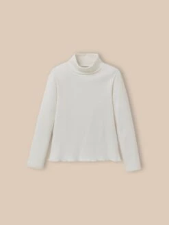Sous-pull Col Montant Fille - Coton Biologique