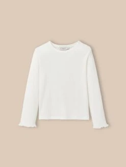 T-shirt En Pointelle Fille - Coton Biologique