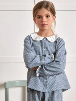 Pyjama Vichy En Flanelle Fille