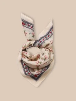 Foulard Bourgeons En étamine De Laine Fille