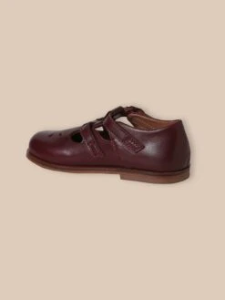 Salomés à Boucles Fille En Cuir -Cyrillus Boutique 72077 0728 4005 NM DO F1XX