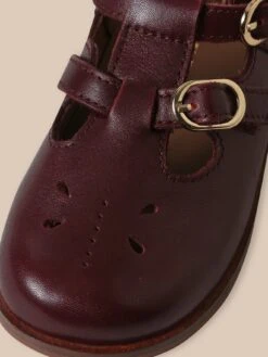 Salomés à Boucles Fille En Cuir -Cyrillus Boutique 72077 0728 4005 NM DP F1XX