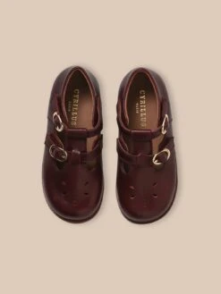 Salomés à Boucles Fille En Cuir -Cyrillus Boutique 72077 0728 4005 NM DU F1XX