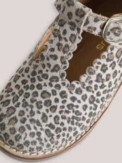 Salomés Léopard Fille En Cuir -Cyrillus Boutique 72077 0729 9043 NM DP F1XX